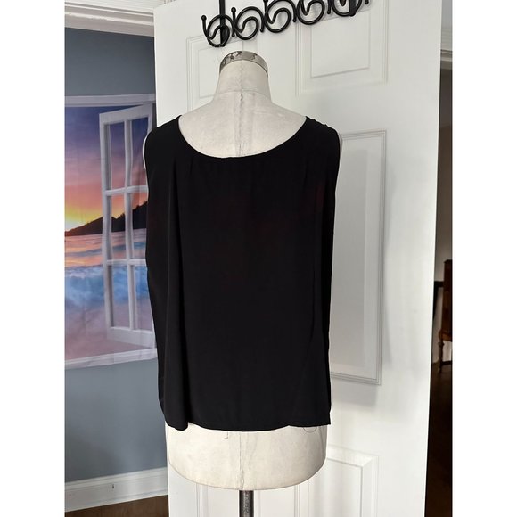 NWT Vintage black sleeveless sequin front tank MEDIUM - Picture 5 of 6